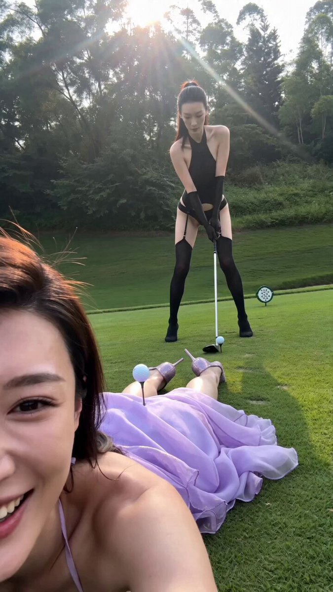 逼真的 iPhone 第一视角高尔夫恶作剧